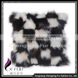 CX-D-33H New Arrival Seat Cover Fox Fur Cushion Cover Decorative Pillows Home Decor thumbnail-1