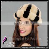 CX-C-197B Wholesale Price In Stock New Style Excellent Real Mink Fur Cap Hat thumbnail-5