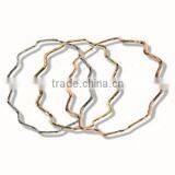 Tri Color Bangles, Gold Plated Bangle, Machine Cut Bangle, Fashionable Bangle, Jewelry Manufacturers thumbnail-6