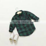 2-8 Years Wholesale 2017 New Fashion Full Sleeve Kids Blouses Cotton Autumn Plaid Boys Shirts thumbnail-6