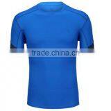 100% Polyester Plain Round Neck Blank Compression Men t Shirt thumbnail-2