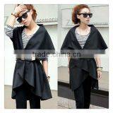 Spring New European Style Temperament Fashion Shawl,woolen Irregular Coat,women Shawl thumbnail-2