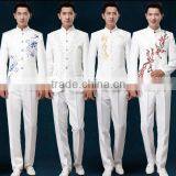 Custom Cheap Embroidery Flower Handsome Outfit Men Music Band Uniforms for Choir for Sale thumbnail-1