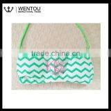 New Arrival Monogrammed Chevron Bandeau Bikini thumbnail-5