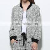 Winter Ladies Fashion Sports Clothing Bomber Jacket Wholesale thumbnail-1