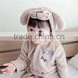 China Supplier Animal Coral Fabric Kids Bathrobe/clothing thumbnail-2