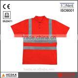 OEM 3M Tape Safety Polo Shirt Hi-vis T-shirt