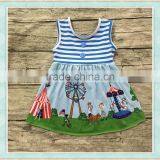 Baby Girls Party Dresses 4th of July Patriotic Children Frocks Designs Summer Frock Designs Pictures thumbnail-2