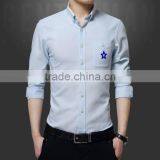 Fancy Non Iron Slim Fit Button Down Oxford Dress Shirt thumbnail-2