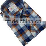 Linen Cotton Double Pockets Short Sleeve Men's Casual Shirts thumbnail-2