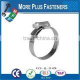 Made in Taiwan High Quality Stainless Steel German Type Hose Clamp Types of Hose Clamps Accessories Hose Clamp thumbnail-3