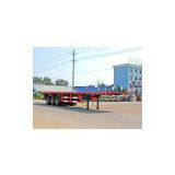 2 Axles 20FT Flatbed Semi-trailer With Container Lock thumbnail-3