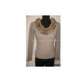 Sell Ladies' V-Neck Sweater thumbnail-1