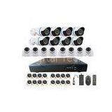 Bullet / Dome 720P 960P IP Network CCTV Security Camera Systems With Remote Controller