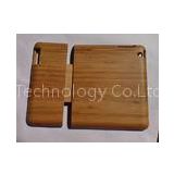Ipad Carbonized Bamboo Protective Hard Case With Straight Grain