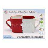 Handle Mug Couples Coffee Mugs Lover Cup DIY Available Red White 320ml/11oz thumbnail-1
