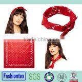 Hot Sale Multi Colors Paisley Printed Wholesale Cotton Bandanas thumbnail-3