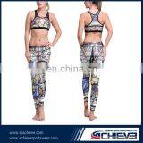 Mesh Insert Women Yoga Pants,Compression Pants thumbnail-1