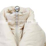 Women Cheap Big Turn-down Collar Long Quilted Cotton Coat thumbnail-4