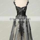 Grace Karin Cap Sleeve Gray Elegant Short Prom Dress CL007581 thumbnail-5