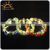 New Design Women Girls Hair Accessories Led Flash Wedding Party Decoration Flower Crown