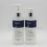 320ml Frosted Clear Plastic PET Shampoo and Shower Gel Bottle With Sliver Pump thumbnail-2
