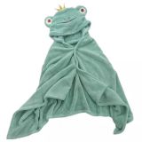100% cotton terry baby hooded towel