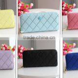 Flower PiNK and Black Multicolor Handbag Purse Wallet Caretera Para Dama Carteira Pu Leather Multifunction thumbnail-2