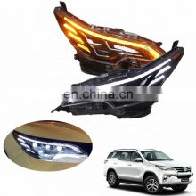 New Design High Quality Full Led Auto Front lamp Led Headlight For Fortuner 2016-2019 year