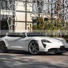 Runde Carbon Fiber Material For Porsche Taycan Techart Style Body Kit Front Lip Rear Lip Side Skirt Spoiler Side Mirror Shell thumbnail-2