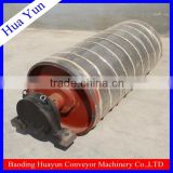 Steel Material conveyor pulleys with rubber lagging