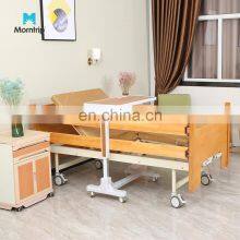 Homecare Furniture Fowler's Position Wood Material Two Function Mobility Hospital Medical Nursing Bed With Foam Mattress thumbnail-3