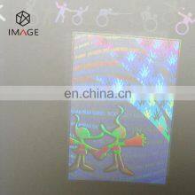 Shiny Transparent Custom Laser Holographic Pouches for ID Cards thumbnail-3