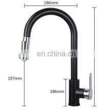 Taps and Faucets Black Kitchen Faucet Pull Out Faucet thumbnail-2