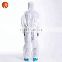 Durable PP Non Woven Disposable Hood Coverall Suit Safety Coveralls Ppe Microporus Breathable Coveralls thumbnail-3