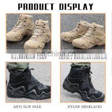 Custom Oxford Fashion Waterproof Desert Combat Shoes Men Hiking Man Outdoor Sport Combat Shoes Tactical Boot thumbnail-5