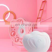 Wireless Silicone Chest Massager Red Blue Light Lactation Massage Care Hot Vibrating Breast Massager Machine thumbnail-4