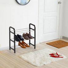 3 Tiers Easy To Assemble Shoe Organizer Shelf Plastic Shoe Rack Cheap 6 Pairs Shoes Rack thumbnail-2