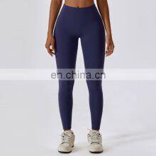 Scrunch Butt High Waist Yoga Pocket Women Leggings Custom Gym V Shape Back Sports Pants 78nylon 22spandex thumbnail-2