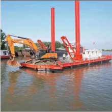 Modular Pontoon Excavator Transport Transport Barge thumbnail-4