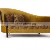 chesterfield simplely chaise wooden lounge living room sofa with cushion hotel