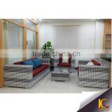 New PE Rattan Sectional Sofa Gold Supplier Outdoor Sofa Set Price in India thumbnail-3