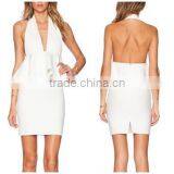 2015 Customized Summer White Plus Size Women Dress Quality Choice thumbnail-1