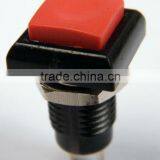 Red Square Momentary Push Button Switch AC 250V 3A