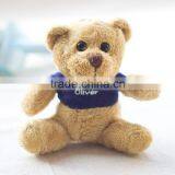 Cheap Plush Toy Couple Bears 11cm Tall Wearing Clothes/Soft Bear Toy in White or Brown/Stuffed Toy Bear of Promotional Gift thumbnail-6