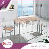 Good Dining Table and Chairs,pvc Chairs, Table Top for Bar,dining Restaurant Chair Marble Table for Sale thumbnail-1