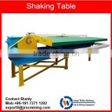 Mini shaking table for gold, tin, coltan, wolfram, gravity recovery test