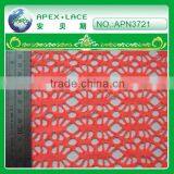 APN3721-polyester African French Net Lace for Girls Flower Lace Dress