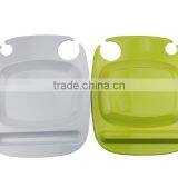 100% Melamine Plastic Wine Glass Holder Plate thumbnail-1