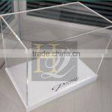 Best Selling Plexiglass Acrylic Rectangle Display Gift Box With Bottom Base thumbnail-4